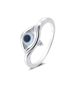 Evil Eye Silver Ring NSR-4195
